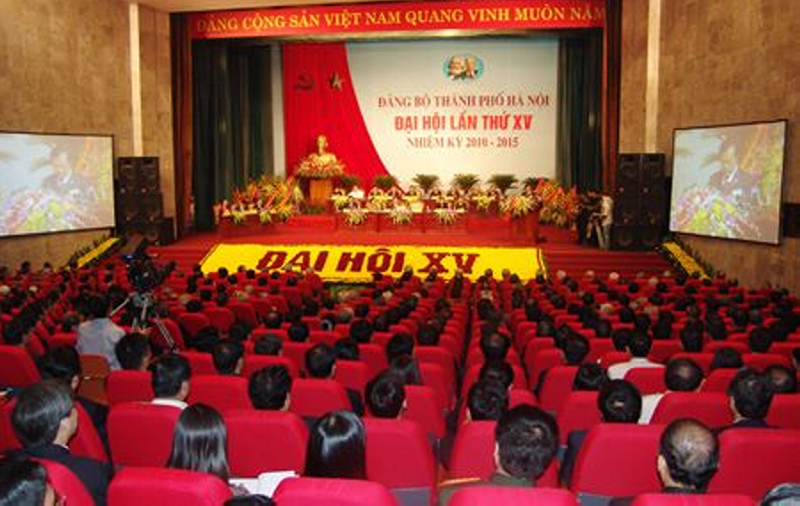 Bên trong hội trường sang trọng của Cung Văn Hóa Hữu Nghị Việt Xô
