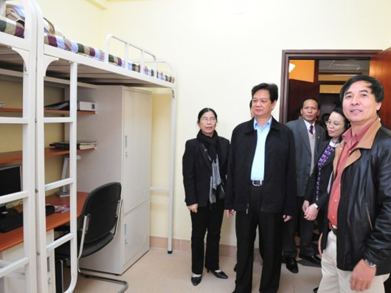 Kí túc xá FPT Hòa Lạc vinh dự được Thủ tướng Nguyễn Tấn Dũng về thăm
