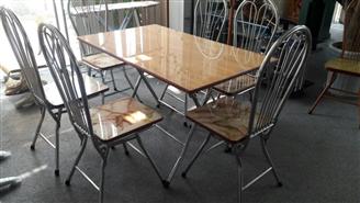 Lựa chọn bộ bàn ăn gấp 6 ghế hiện đại giá rẻ