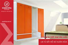 Kích thước tủ sắt quần áo Xuân Hòa tiêu chuẩn
