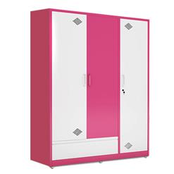 Tủ sắt quần áo màu Hồng Trắng CA-9A-1KL