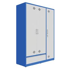 Tủ sắt quần áo màu Xanh Trắng CA-9A-1KL